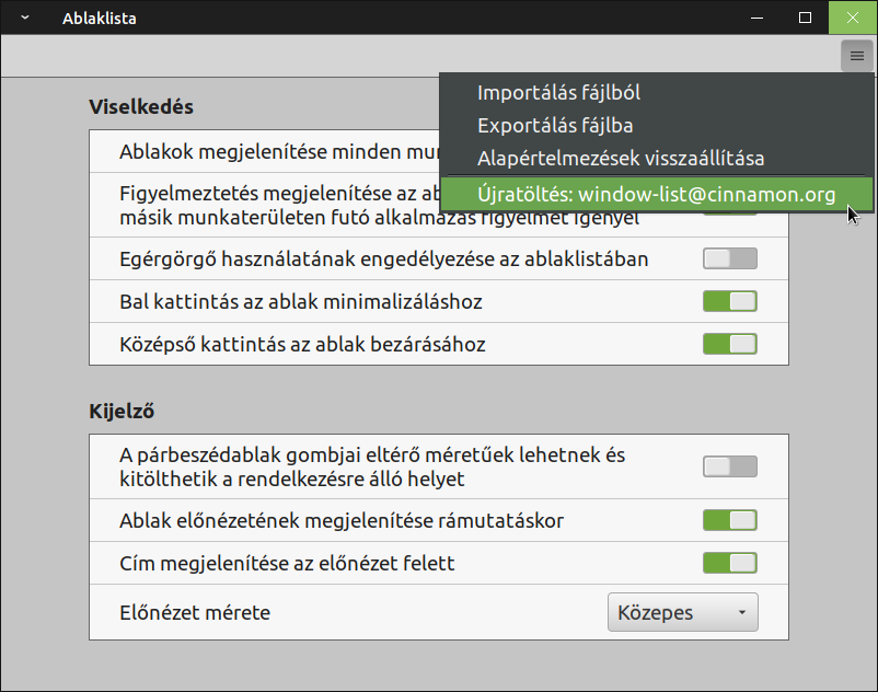 Cinnamon Kisalkalmazások a Panelen_03