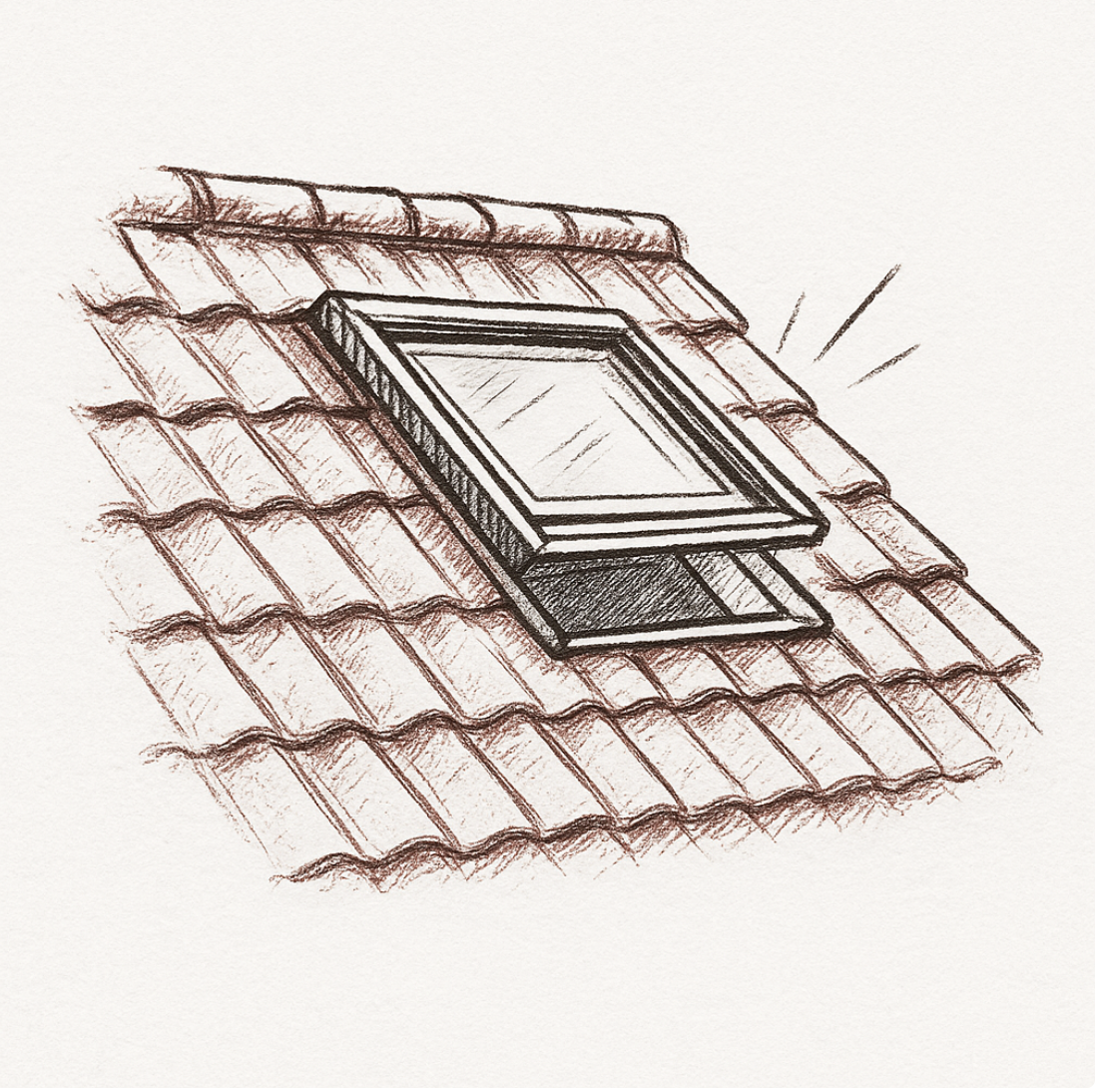 Einbau von Dachfenstern