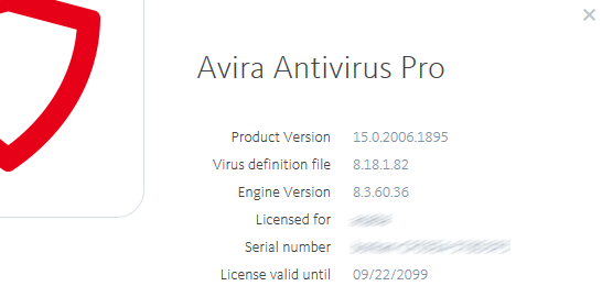 Avira Antivirus Pro v15.0.2006.1895 Avira Antivirus Pro v15.0.2006.1895