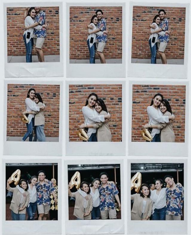 Foto Ayu bersama Anwar dan Nina Mpok Alpa