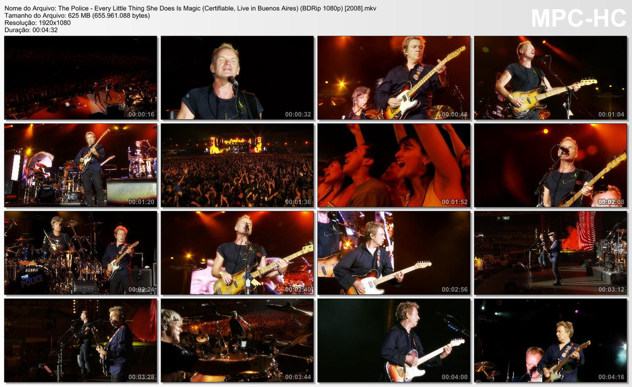 The Police - Every Little Thing She Does Is Magic (Certifiable, Live in Buenos Aires) (BDRip 1080p) 