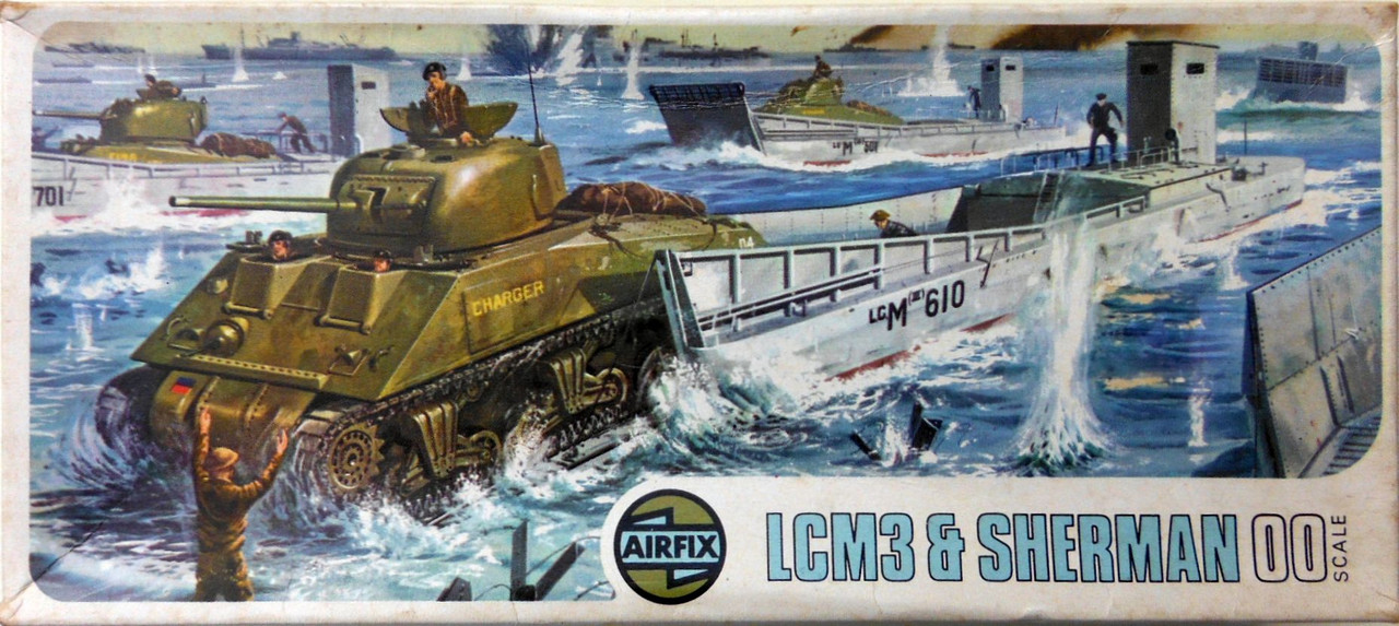 Airfix 76 LCM3 & Sherman Tank (03301-9)
