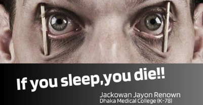 If you sleep, you die! In which disease?