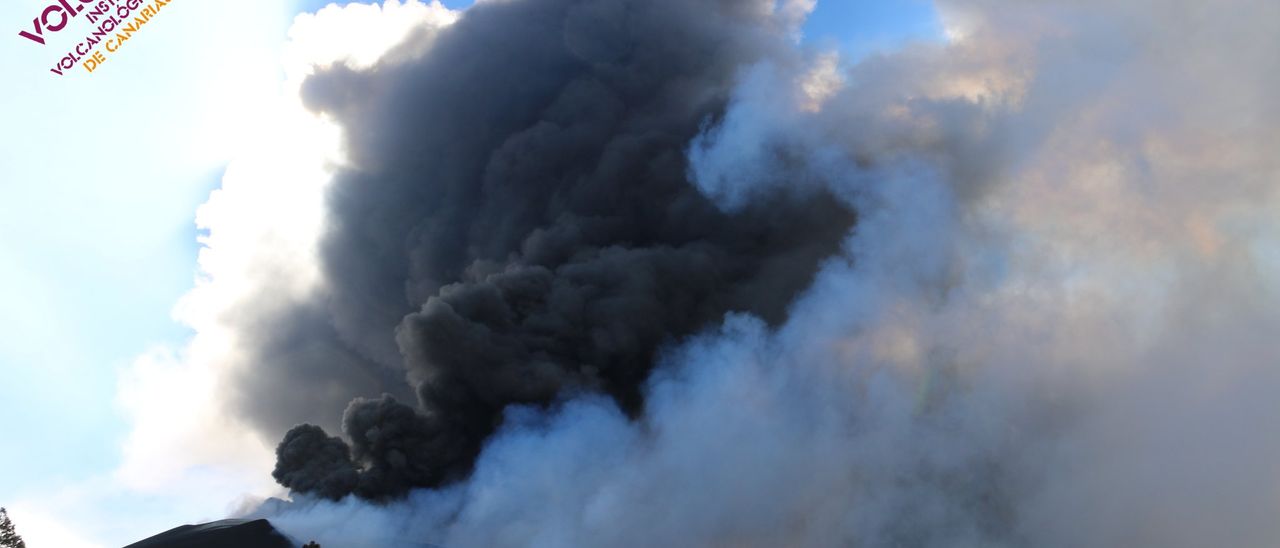 Volcán de La Palma emite azufre elemental, es un cambio importante