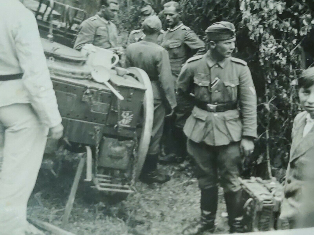 foto front LKW feldküche kennzeichnung regiment division Soldaten