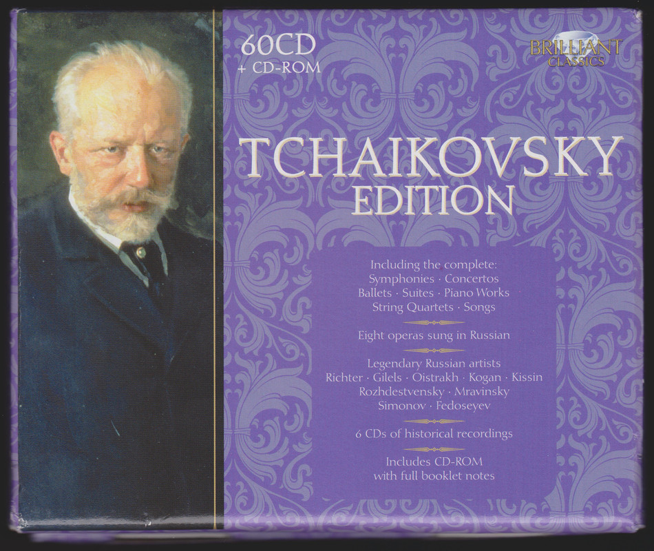 front - Tchaikovsky Edition -Brilliant Classics- (60 CD's) FLAC