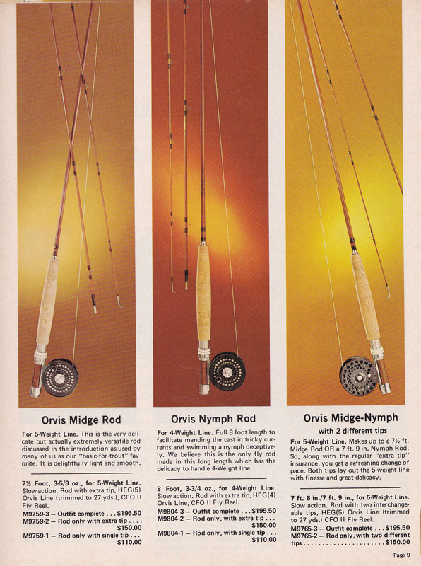 Catalog - 1973 page 9 (Specialty Rods)