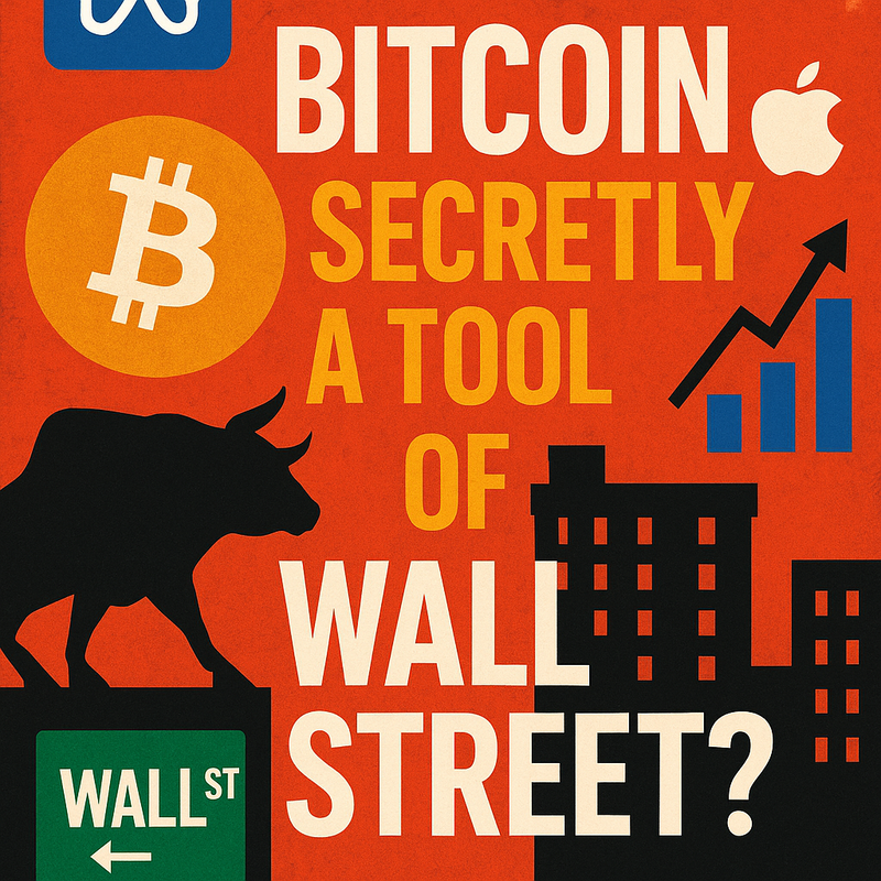Is Bitcoin secretly a tool of Wall Street?