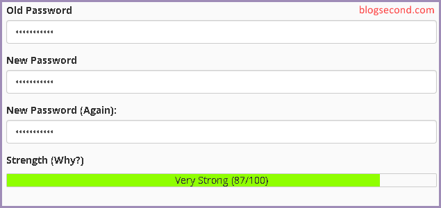 Mengganti Password cPanel