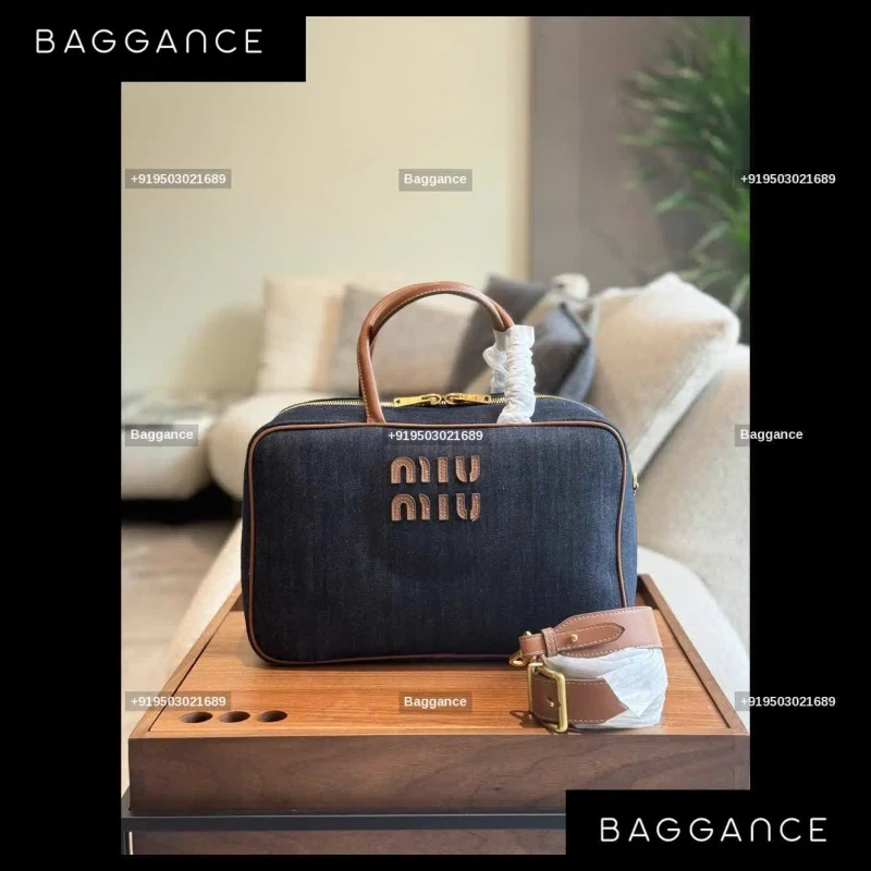 Miu Miu Beau Denim Bag – Azure Dream Vintage Tote