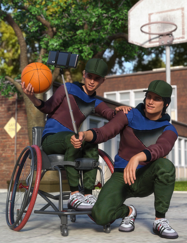 Campus Casual Outfit for Genesis 8.1 Males