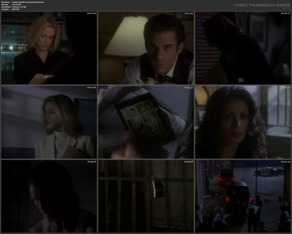 Profiler S01E08 Cruel and Unusual.mkv