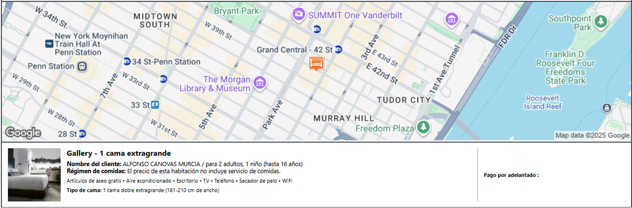 Resort fee en Hoteles de Nueva York (2)