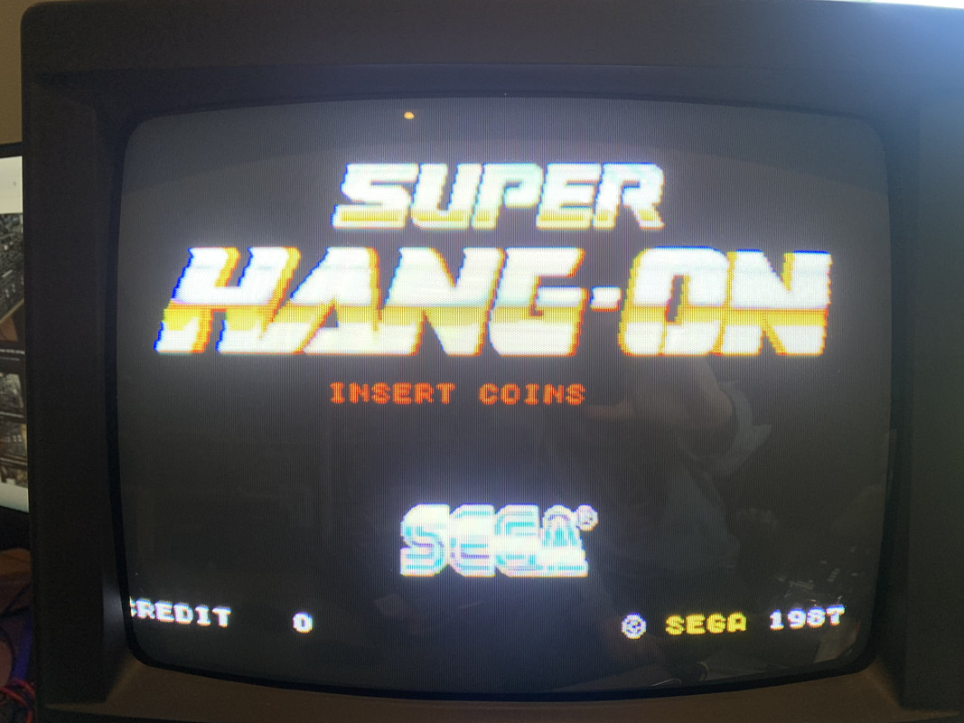 Sega Super Hang-On Repair Log - PCB and Monitor Repair logs - Aussie Arcade