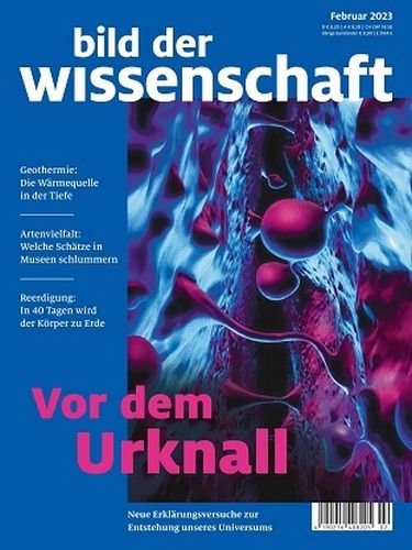 Cover: Bild der Wissenschaft Magazin Februar No 02 2023