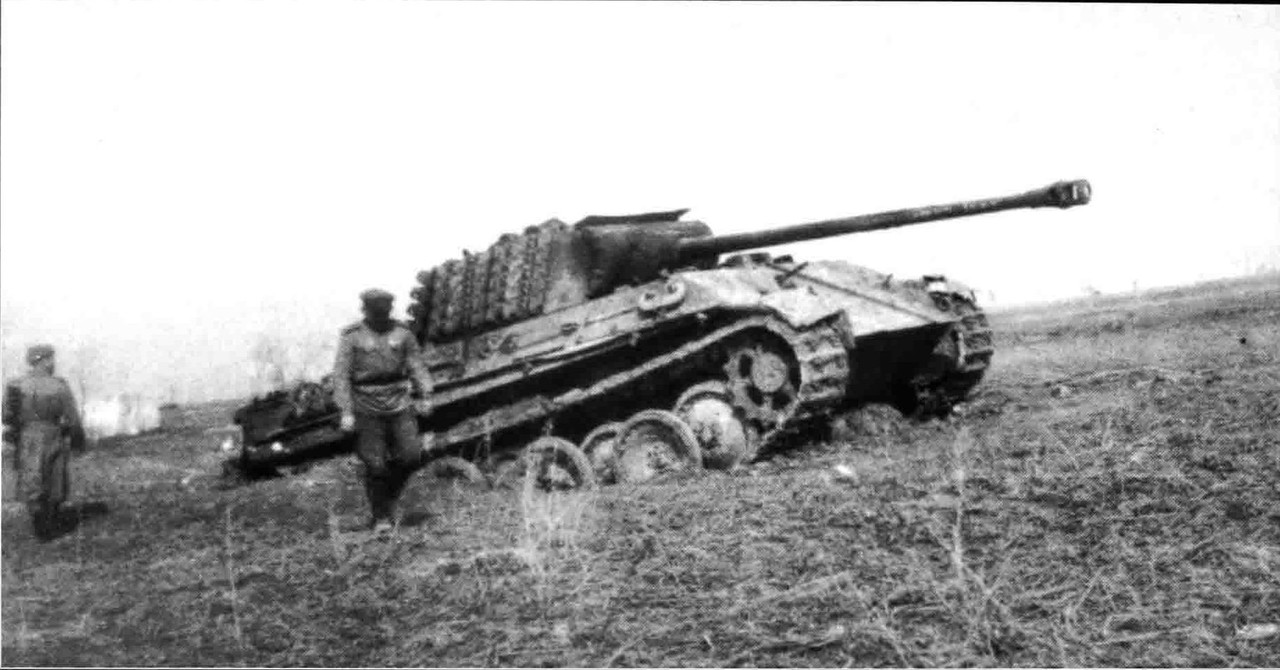 knocked out panther tank  (1)