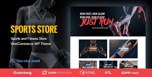 Sports Store – Sports Clothes & Fitness Equipment Store Theme