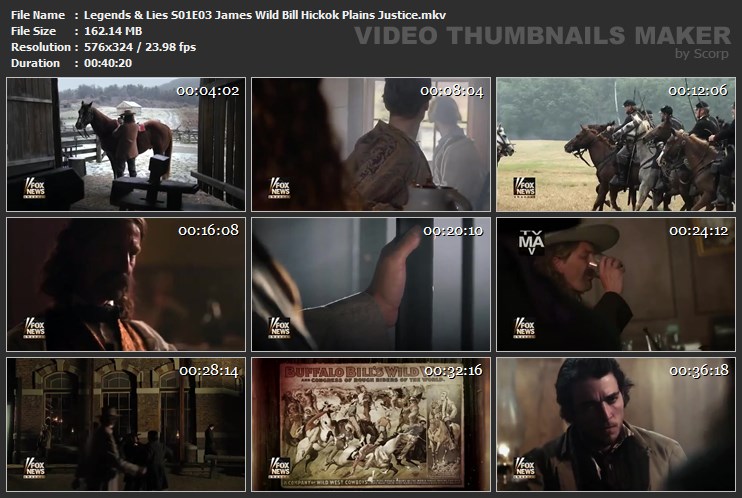 Legends & Lies S01E03 James Wild Bill Hickok Plains Justice.mkv