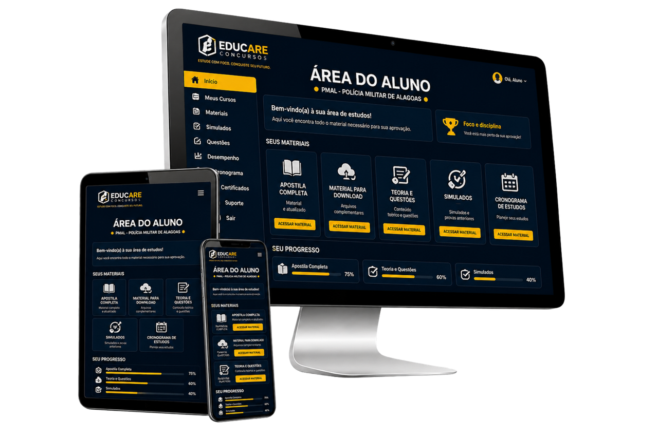 Educare Concursos - Material PM-AL