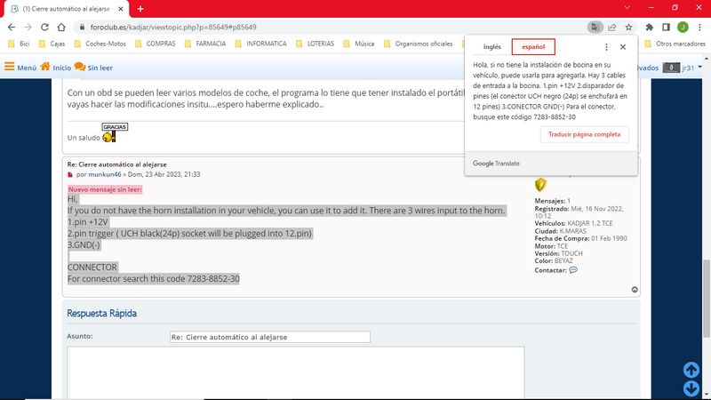 conexion pito para cierre