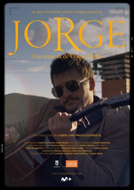 EL DOCUMENTAL “JORGE. UNA TRAVESÍA DE COQUE MALLA” SE ESTRENARÁ CINES EL 20 DE ENERO