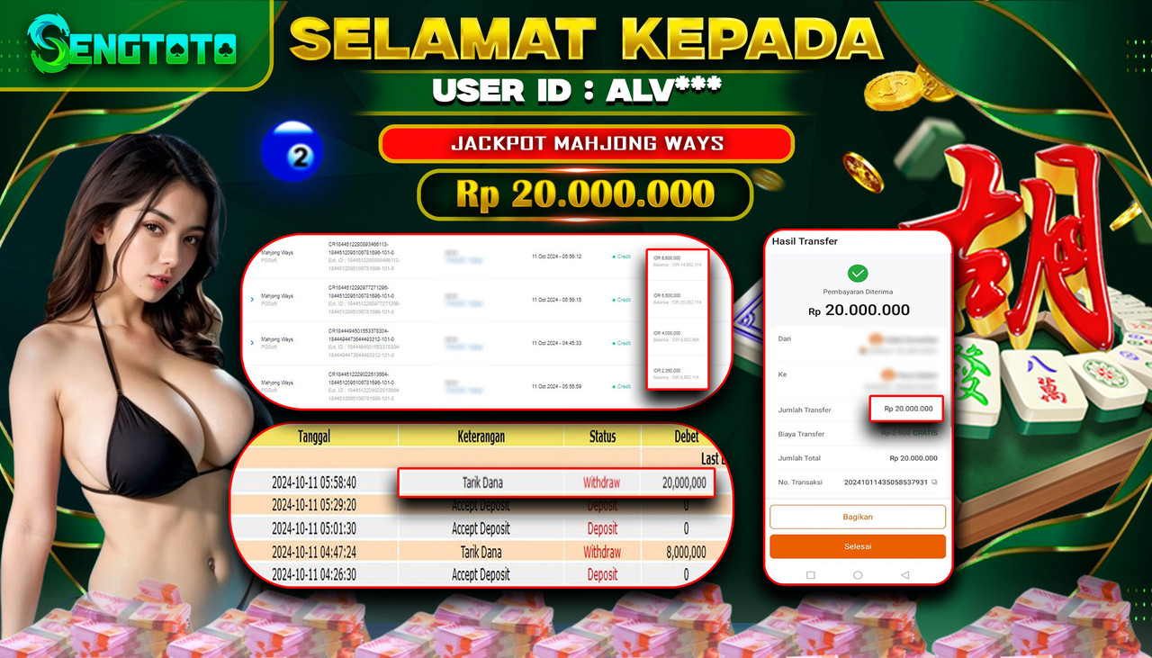 BUKTI PEMBAYARAN SLOT MAHJONG WAYS