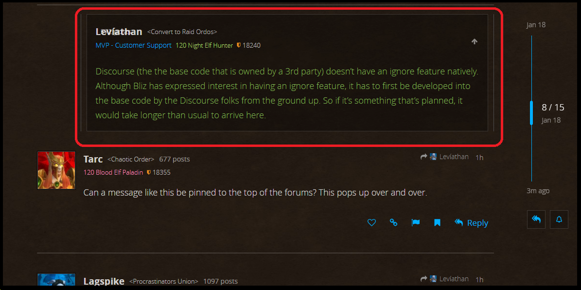 forums on feature How no the there ignore now ... is come