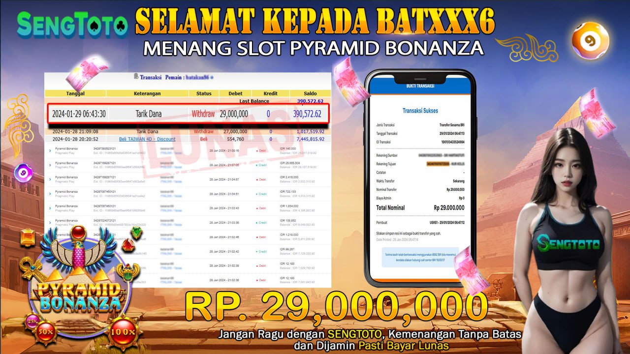 BUKTI PEMBAYARAN SLOT PYRAMID BONANZA