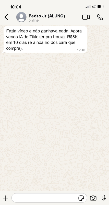 Prova Social WhatsApp
