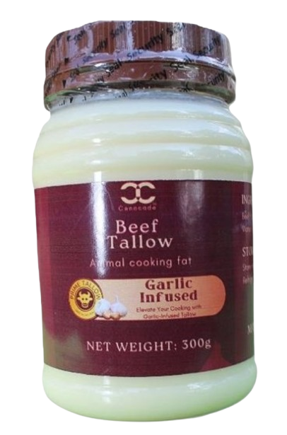 Garlic Infused Beef Tallow 300g