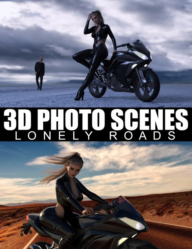 3d photo scenes lonely roads 00 main daz3d