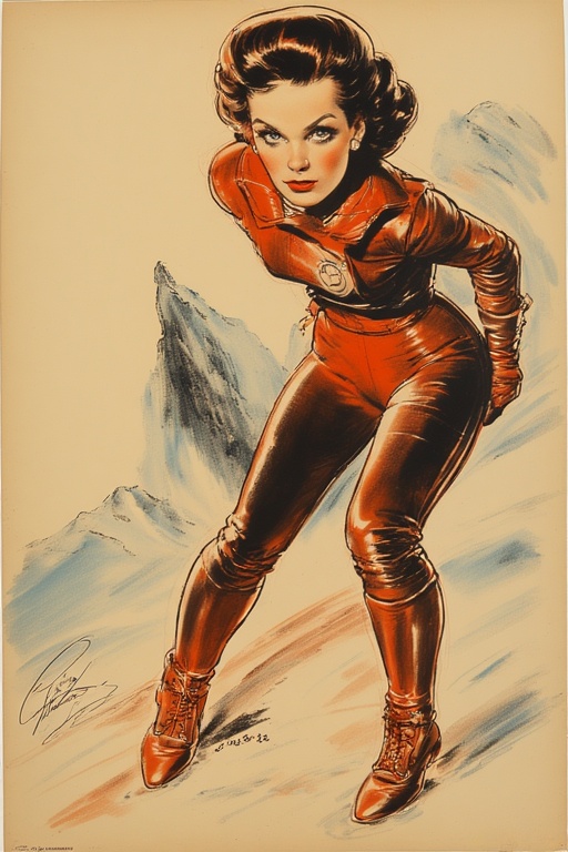girl-Comic-art-masters-Frank-F