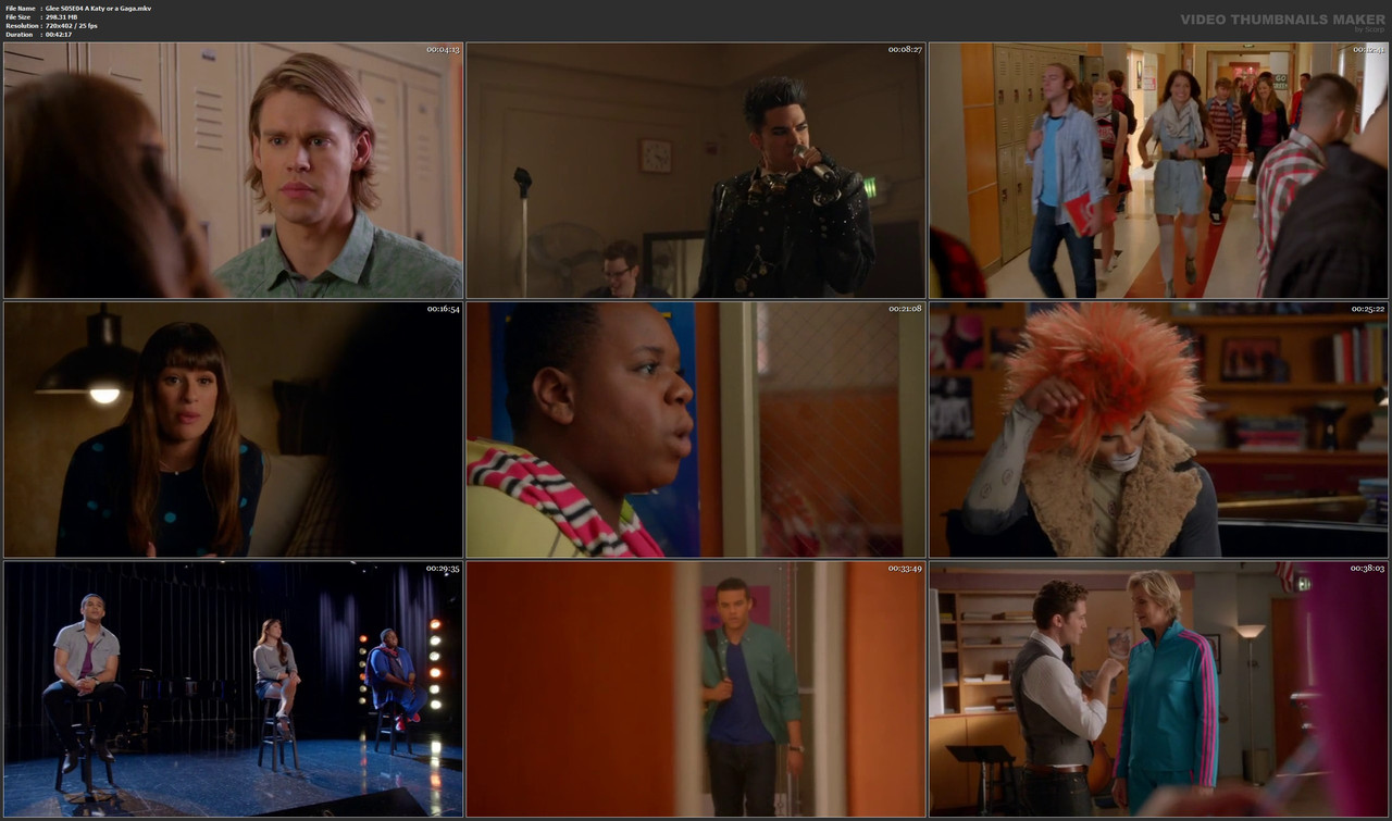 Glee S05E04 A Katy or a Gaga.mkv