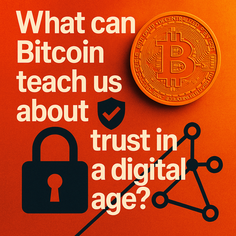 What can Bitcoin teach us about trust in a digital age?