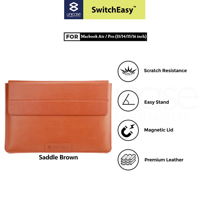 Case Macbook Pro/Air 16/14/13 Inch SwitchEasy Easy Stand Sleeve Casing