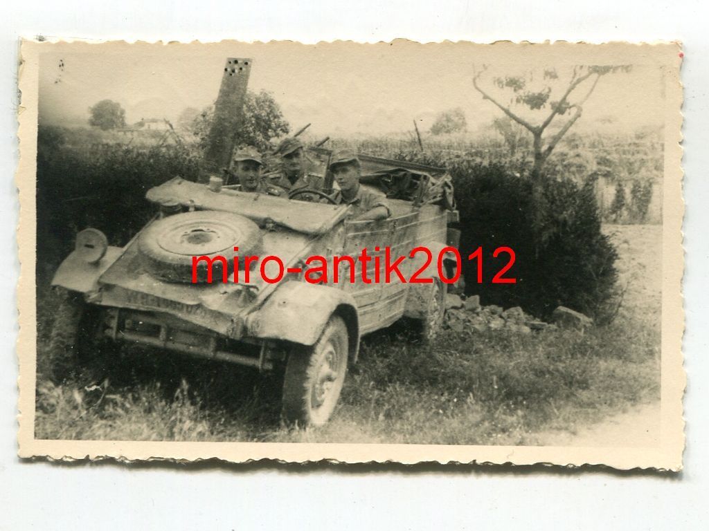 Wehrmacht, PKW, VW Typ 82 Kübelwagen, Camo, Nett