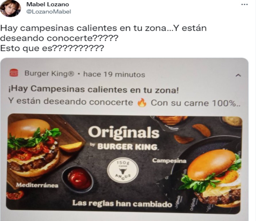 Burger King recibe fuertes críticas por publicidad 