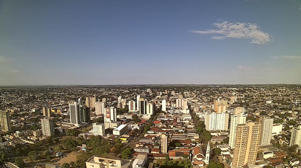 Campo Grande nesta manhã de quarta-feira