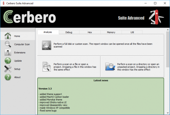 Cerbero Suite Advanced 3.4.0 Cerbero Suite Advanced 3.4.0