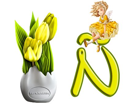 Tulipanes amarillos Image