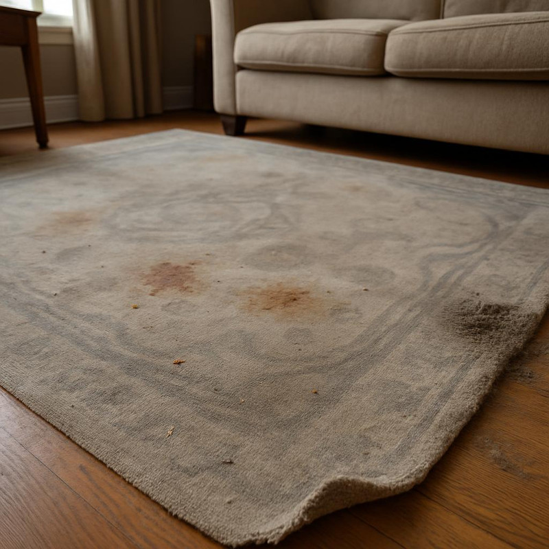 Частые ошибки при подготовке ковра к химчистке и их последствия