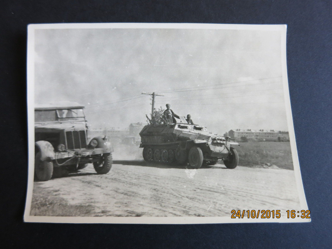 Wehrmacht Foto SPW Panzer 1943 Rußland