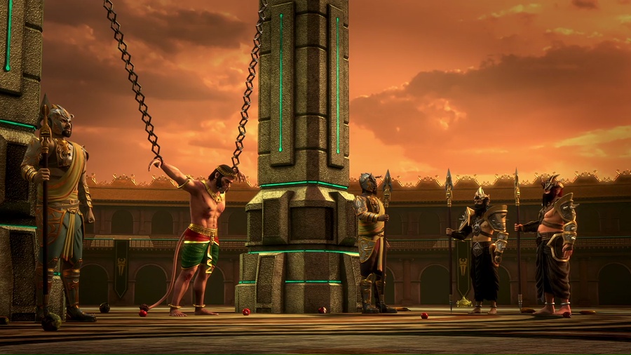 The Legend of Hanuman (2024) Season 4 [Hindi + Tamil + Telugu + Malayalam + Kannada] WebRip 480p, 720p - Complete Screenshot