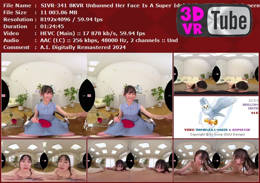 SIVR-341 8KVR Unbanned Her Face Is A Super Idol And Her Body Is A Supermodel - Kosaka Nanaka 4096p_1