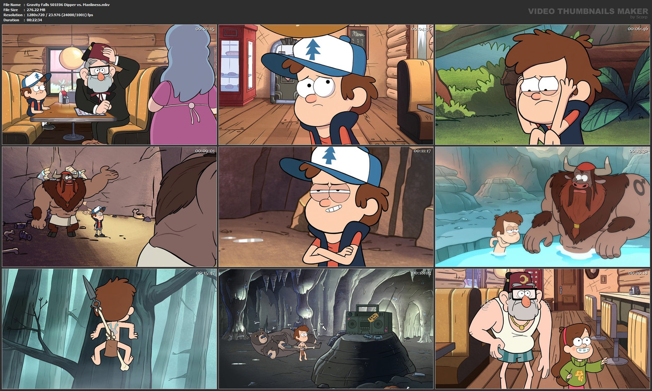 Gravity Falls S01E06 Dipper vs. Manliness.mkv