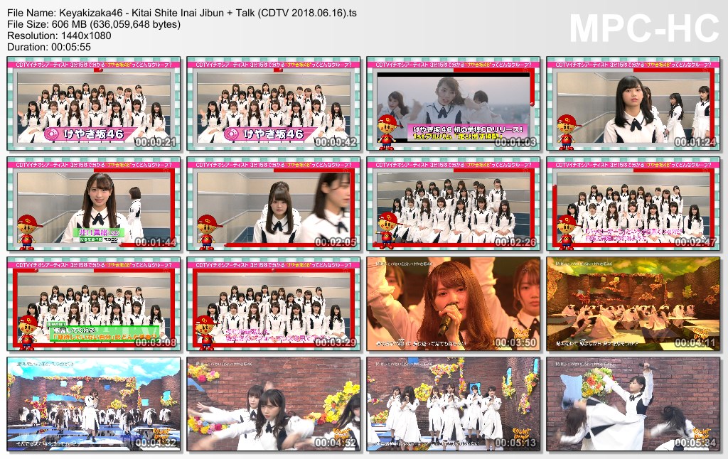 Keyakizaka46 - Kitai Shite Inai Jibun   Talk (CDTV 2018.06.16).t