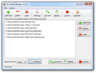 avam main - AV Audio Merger 6.5.6