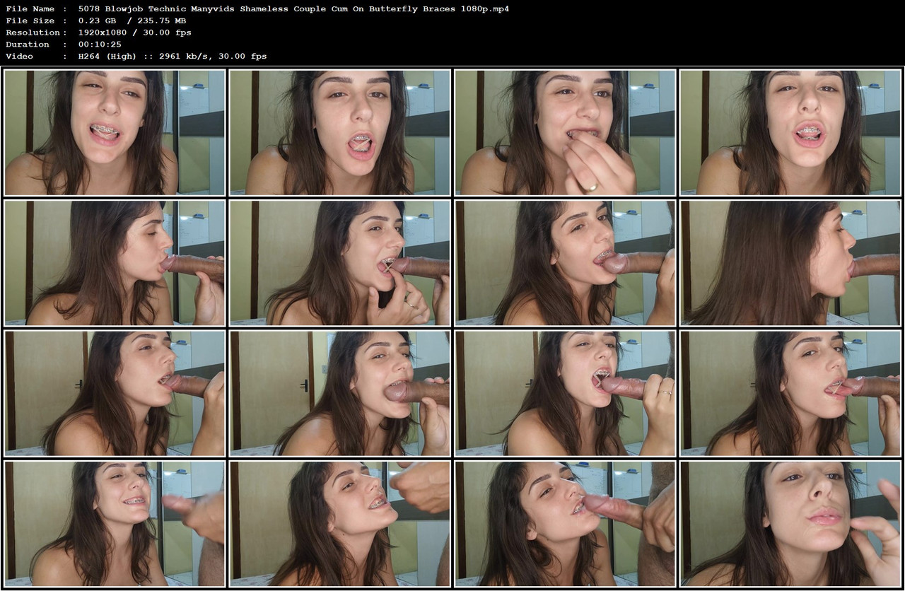 5078 Blowjob Technic Manyvids Shameless Couple Cum On Butterfly Braces 1080p mp4