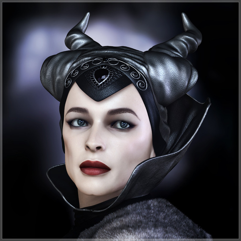 GCD Fantasy Queen head & Neck Pieces & free add-on texture