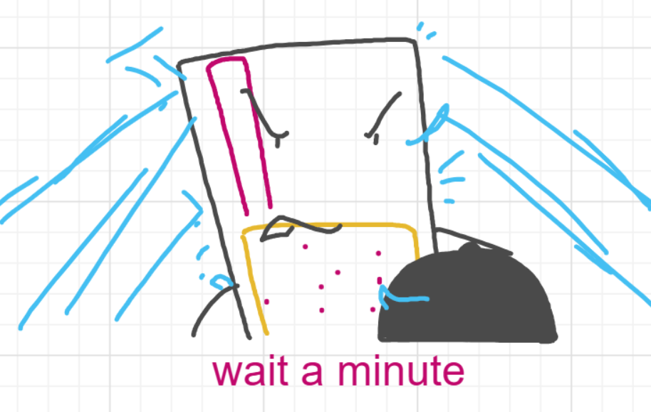 A panel from A Murder On The, episode six of the Board Boards object show by Furretwalk/WalkingFurret.